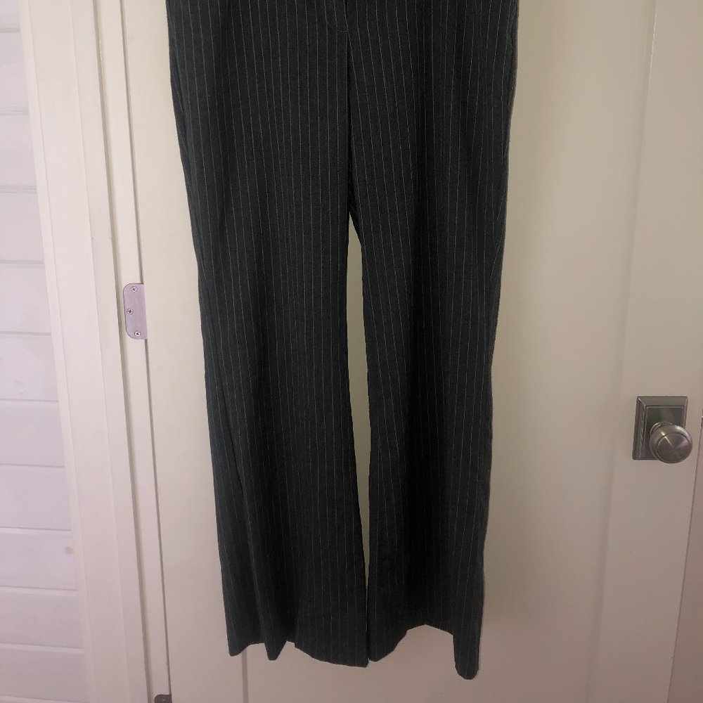 Express Editor Wide Leg Lined Wool Blend Pants Sz… - image 2